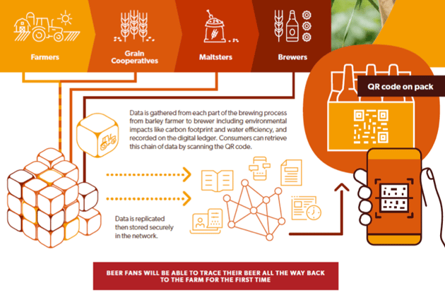 From barley to bar: AB InBev trials blockchain with farmers to bring supply chain transparency all the way to beer drinkers