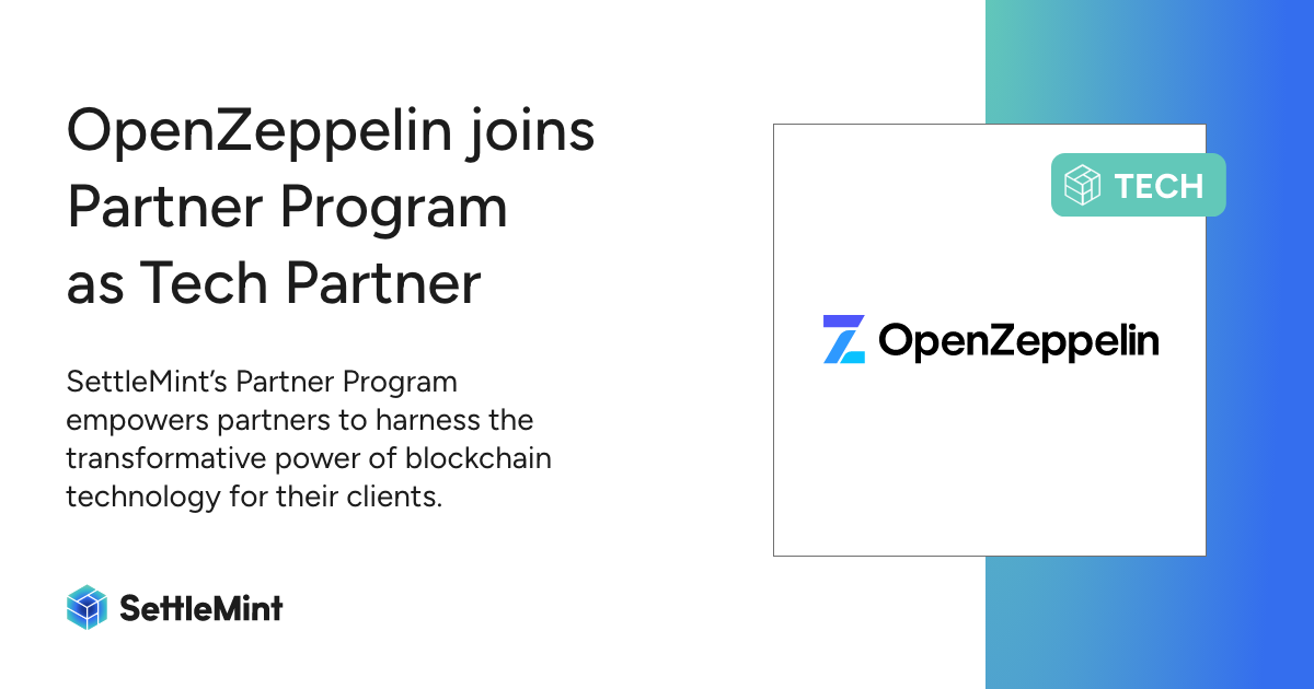 SettleMint Welcomes OpenZeppelin